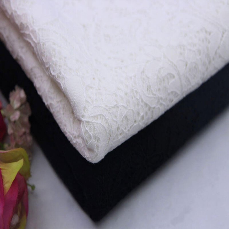 Lace Fabric Dress Eyelash Nylon for Women's Wear Wholesale Supplier 7